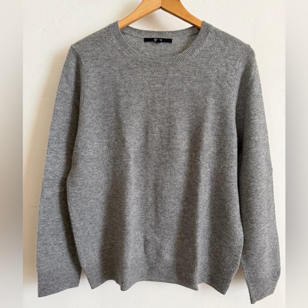 Quince Mongolian Cashmere Crewneck Sweater